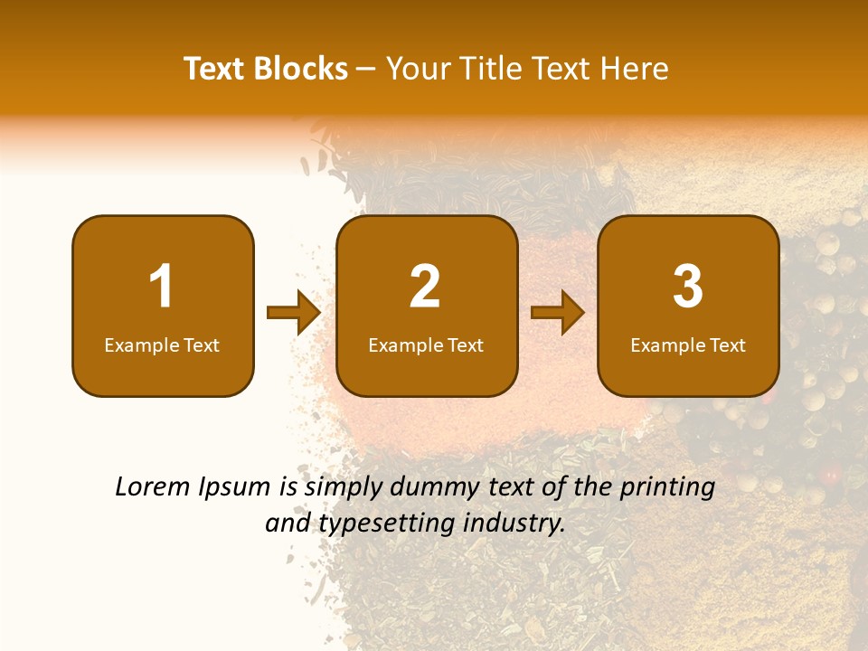 Colors Food Taste PowerPoint Template