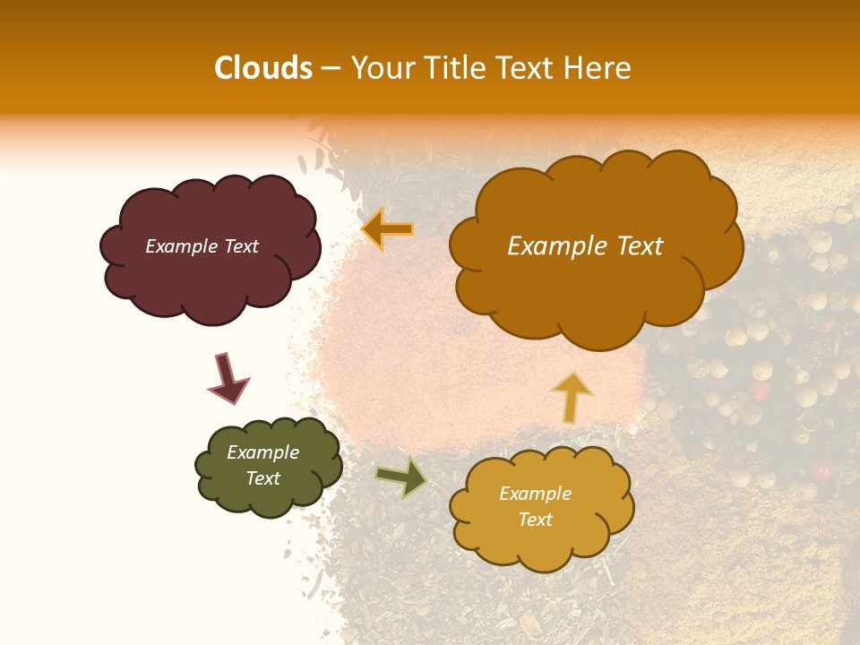 Colors Food Taste PowerPoint Template