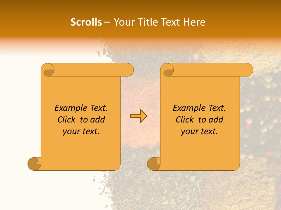 Colors Food Taste PowerPoint Template