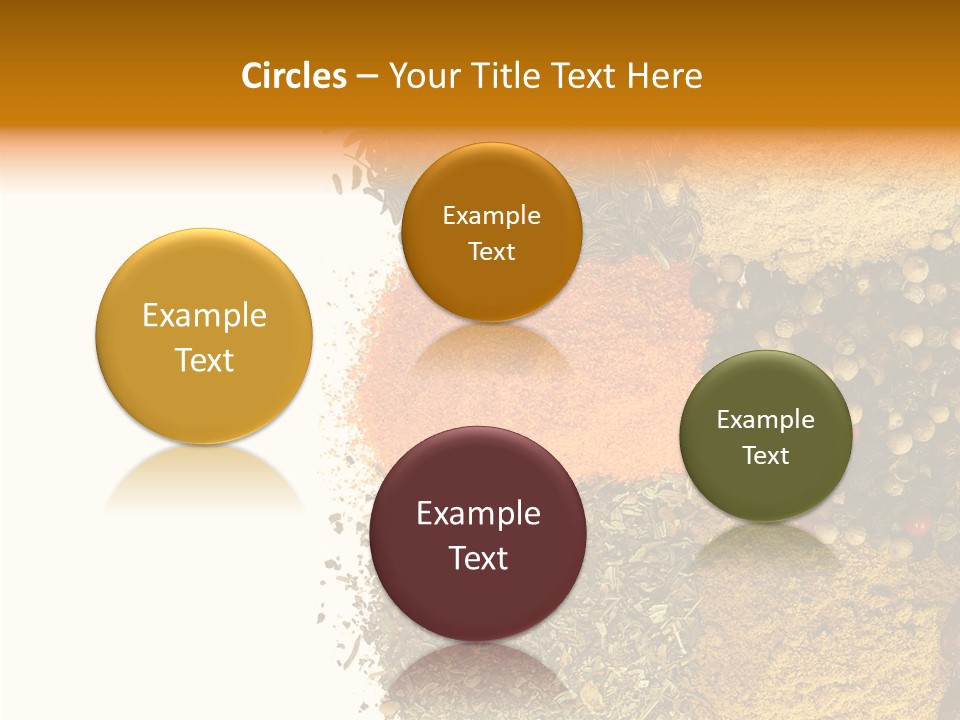 Colors Food Taste PowerPoint Template