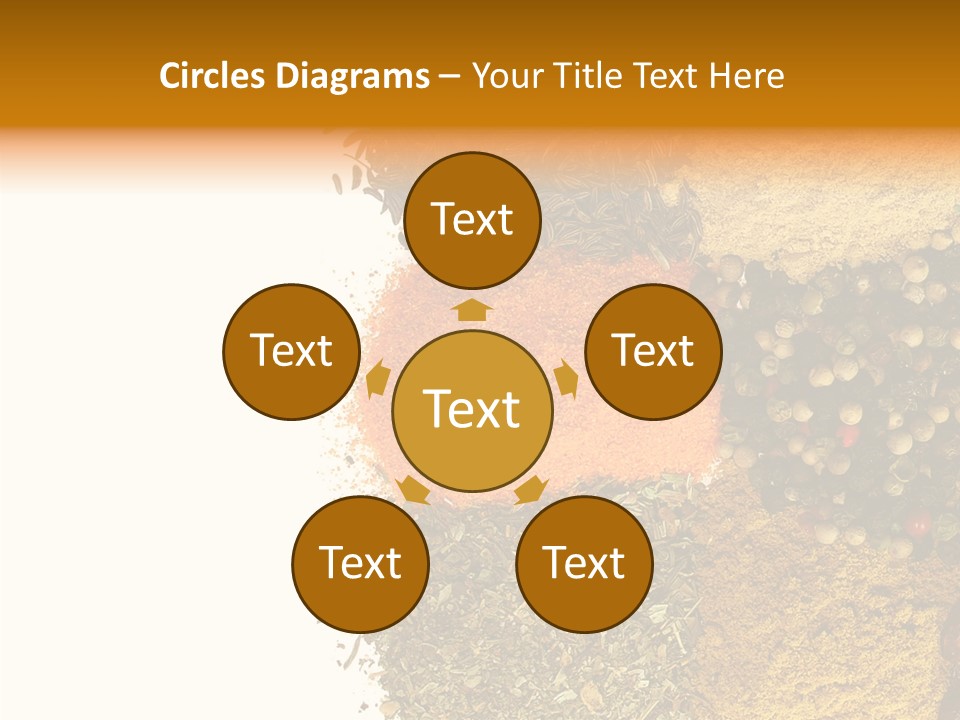 Colors Food Taste PowerPoint Template