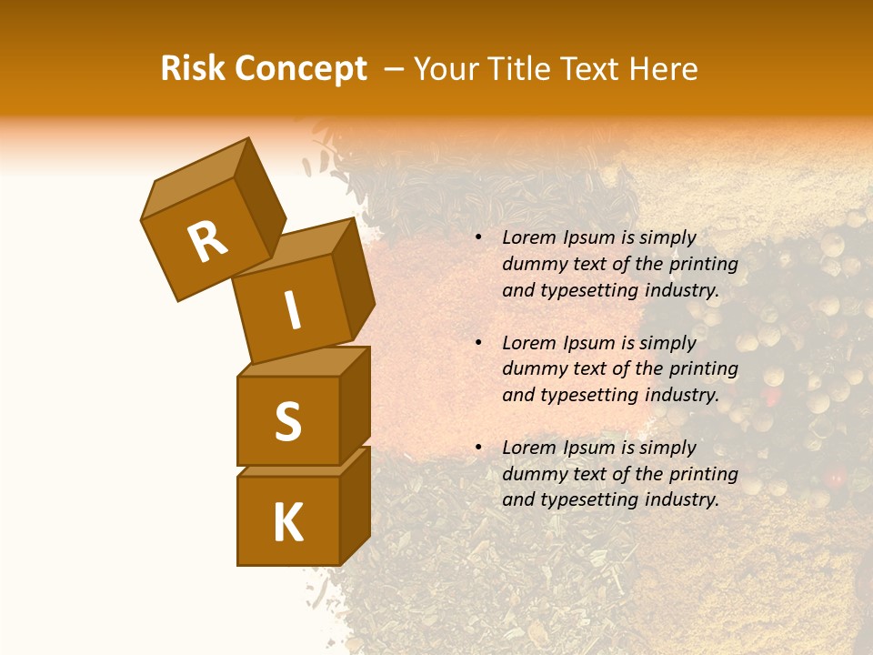 Colors Food Taste PowerPoint Template