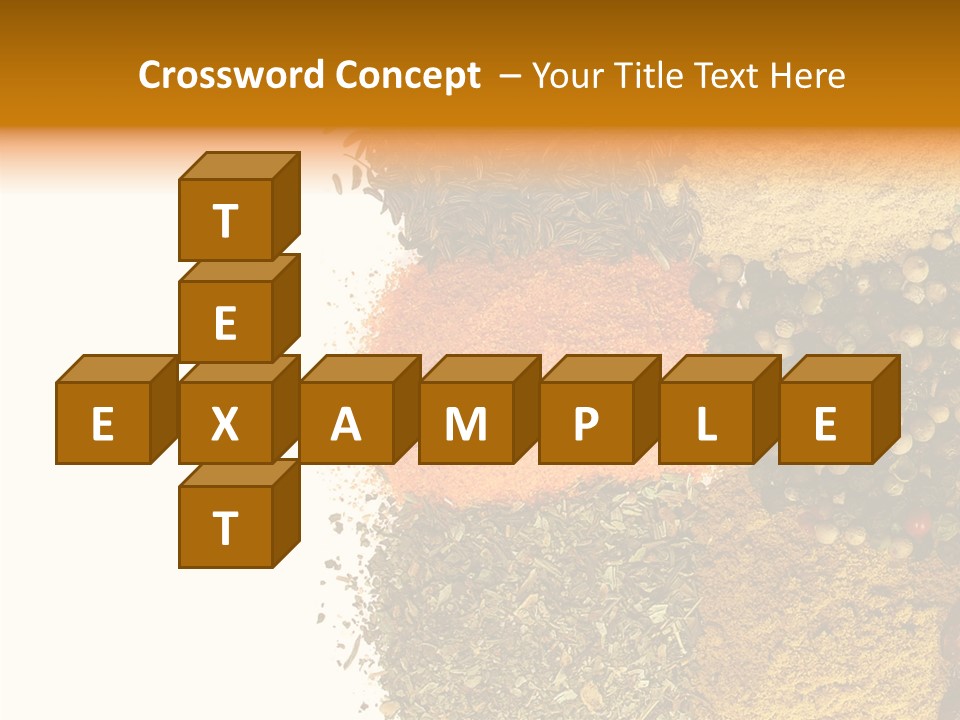 Colors Food Taste PowerPoint Template