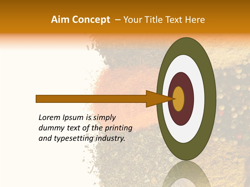 Colors Food Taste PowerPoint Template