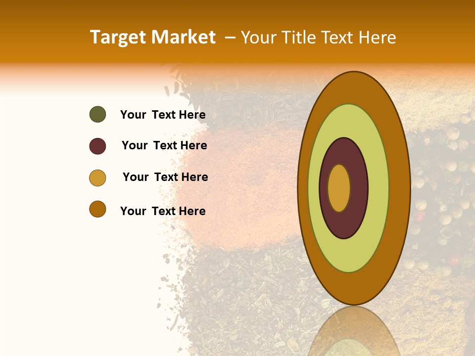 Colors Food Taste PowerPoint Template