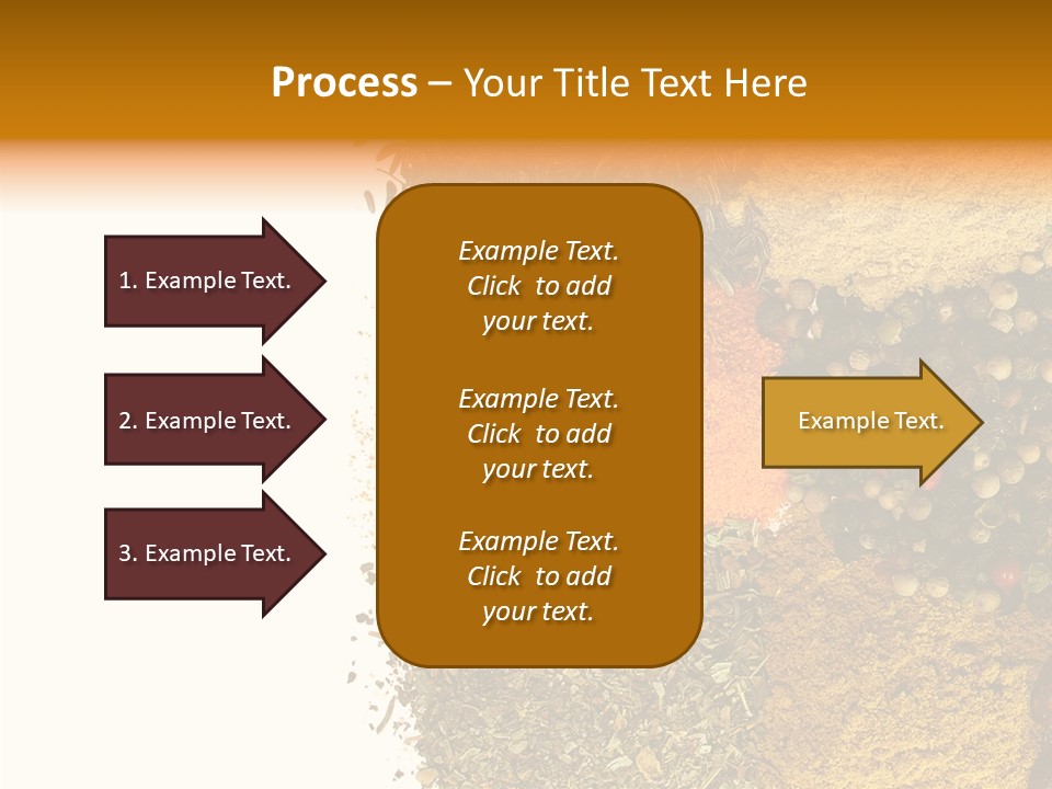 Colors Food Taste PowerPoint Template