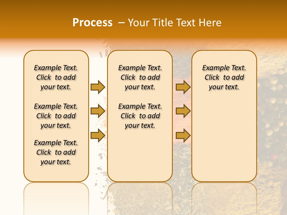 Colors Food Taste PowerPoint Template