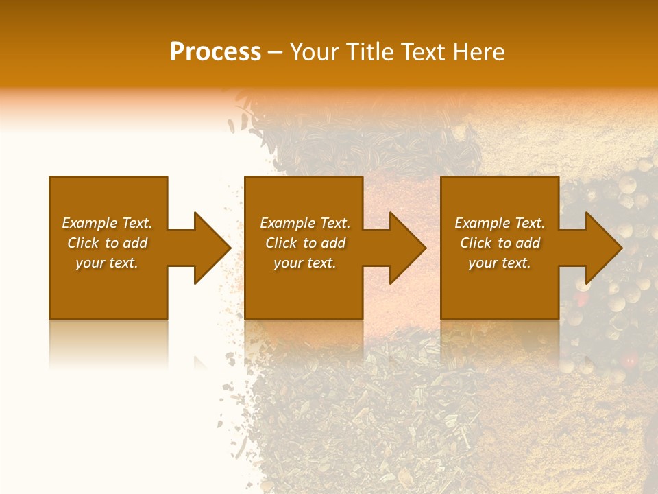 Colors Food Taste PowerPoint Template