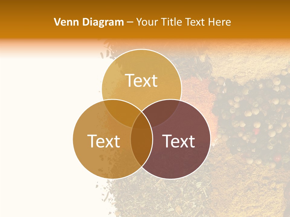 Colors Food Taste PowerPoint Template