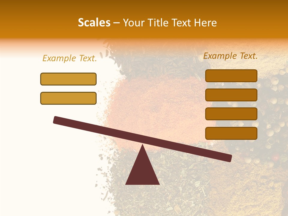 Colors Food Taste PowerPoint Template