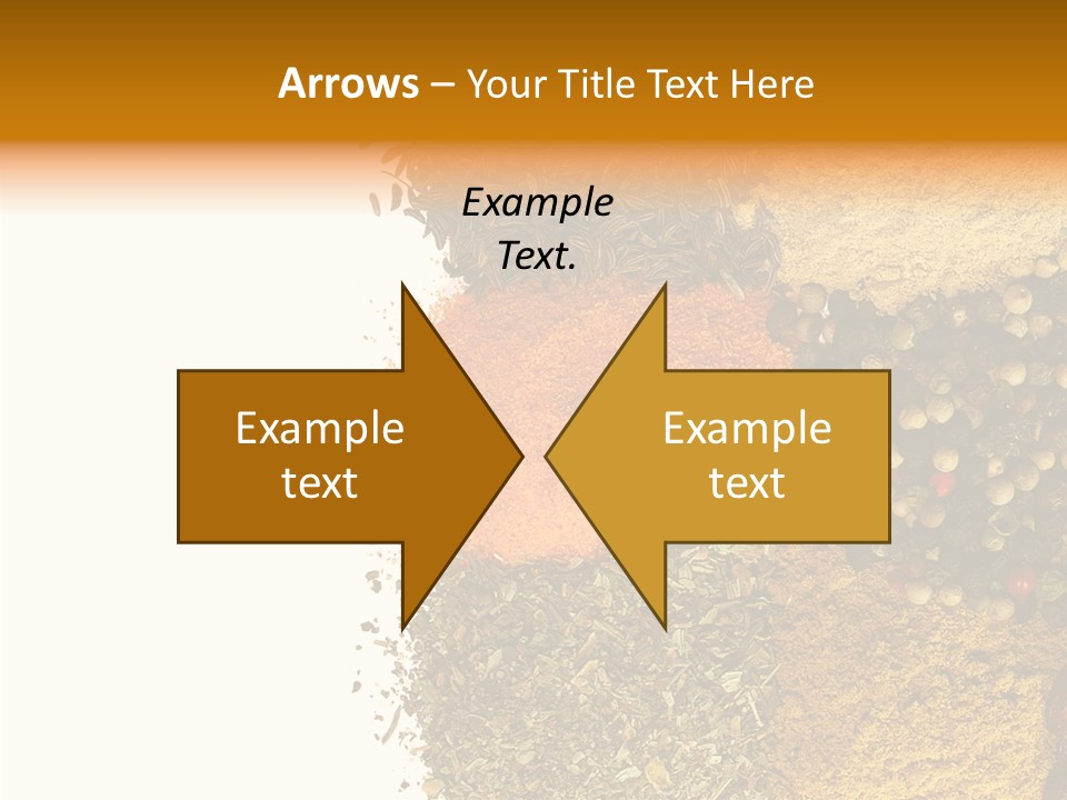 Colors Food Taste PowerPoint Template