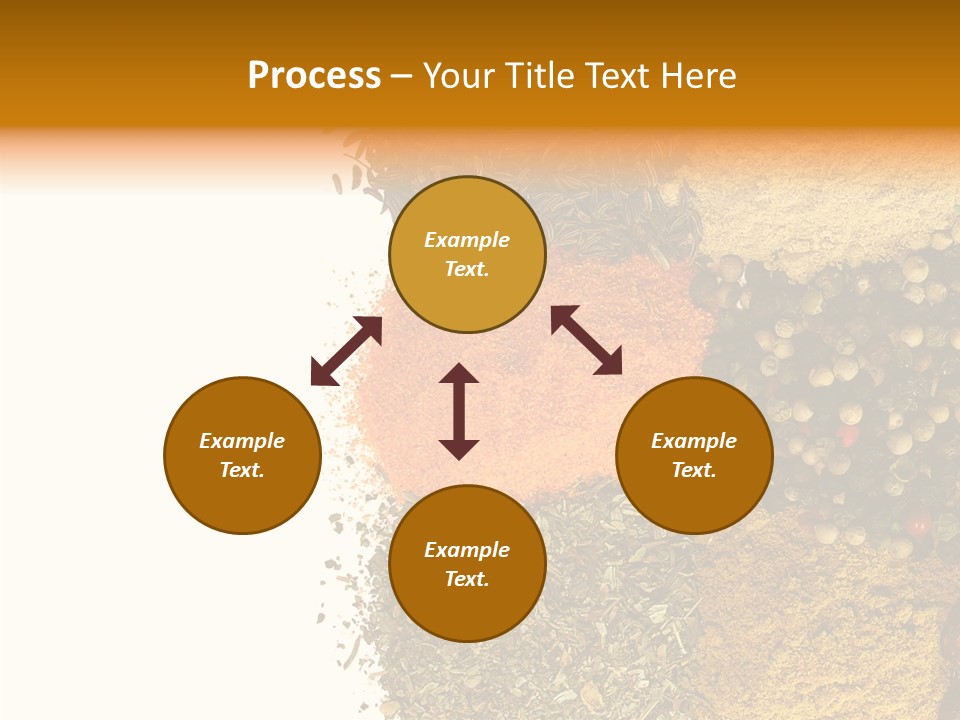Colors Food Taste PowerPoint Template