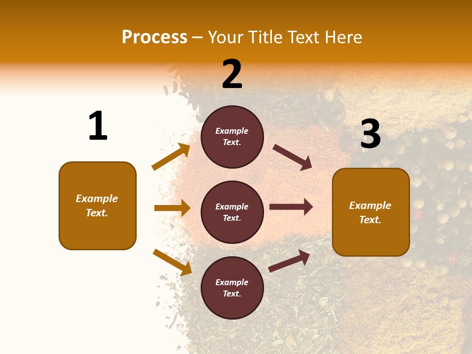Colors Food Taste PowerPoint Template