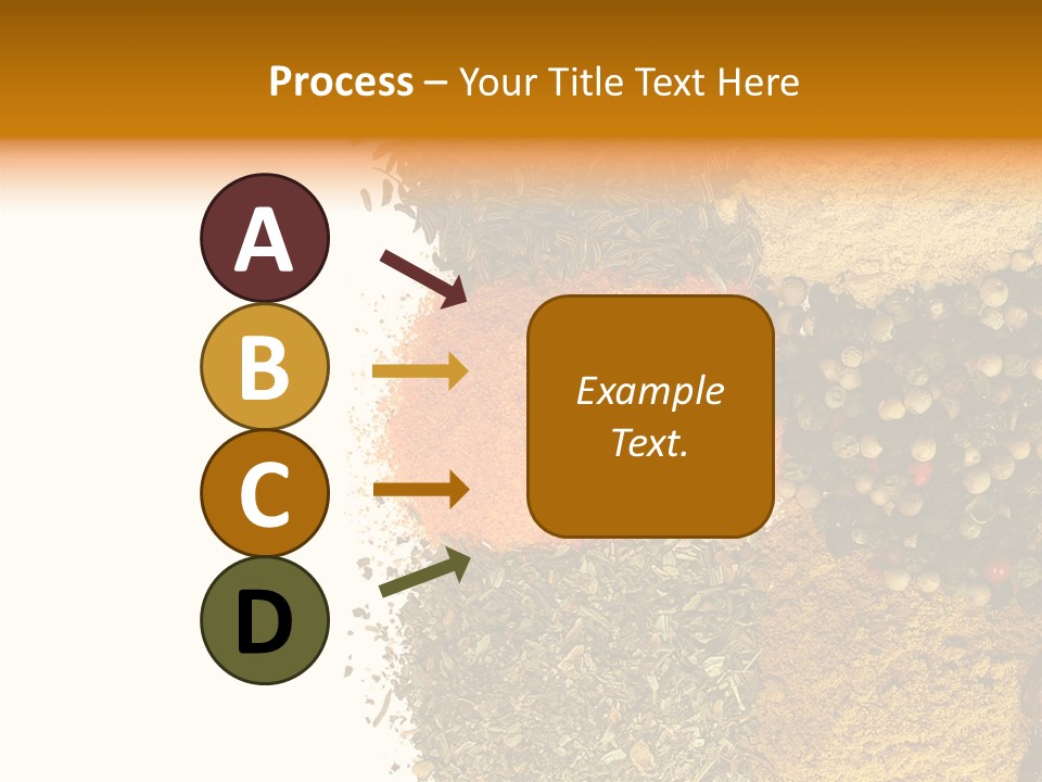 Colors Food Taste PowerPoint Template