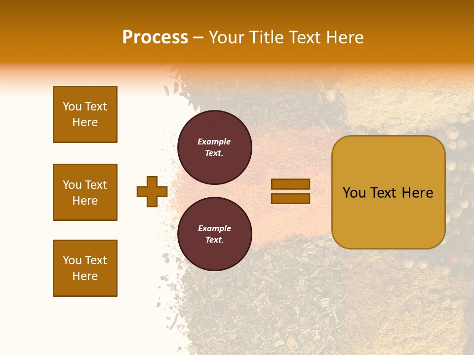 Colors Food Taste PowerPoint Template