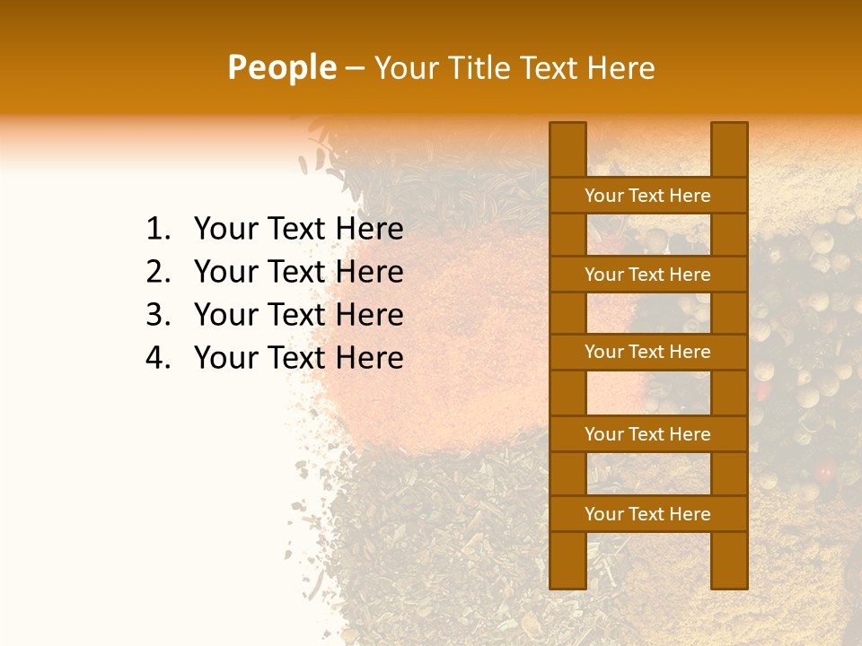 Colors Food Taste PowerPoint Template