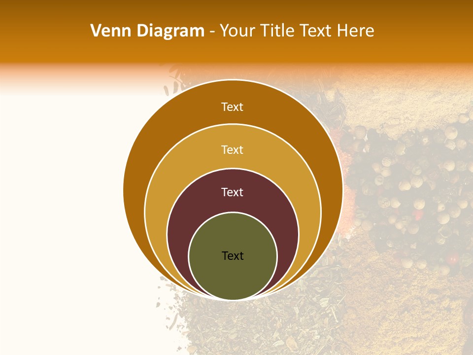 Colors Food Taste PowerPoint Template
