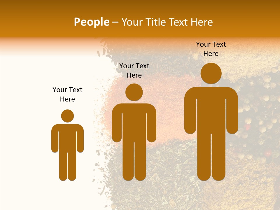 Colors Food Taste PowerPoint Template