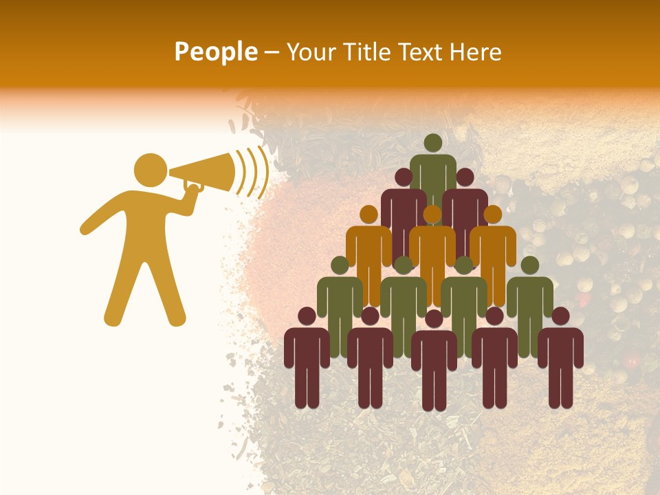 Colors Food Taste PowerPoint Template