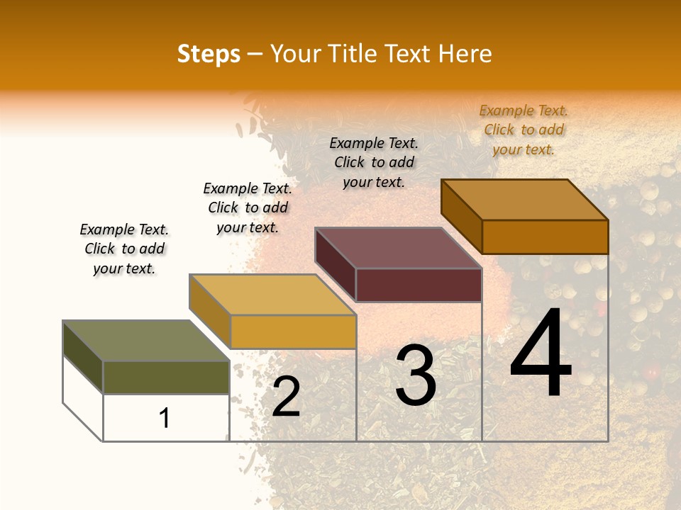 Colors Food Taste PowerPoint Template