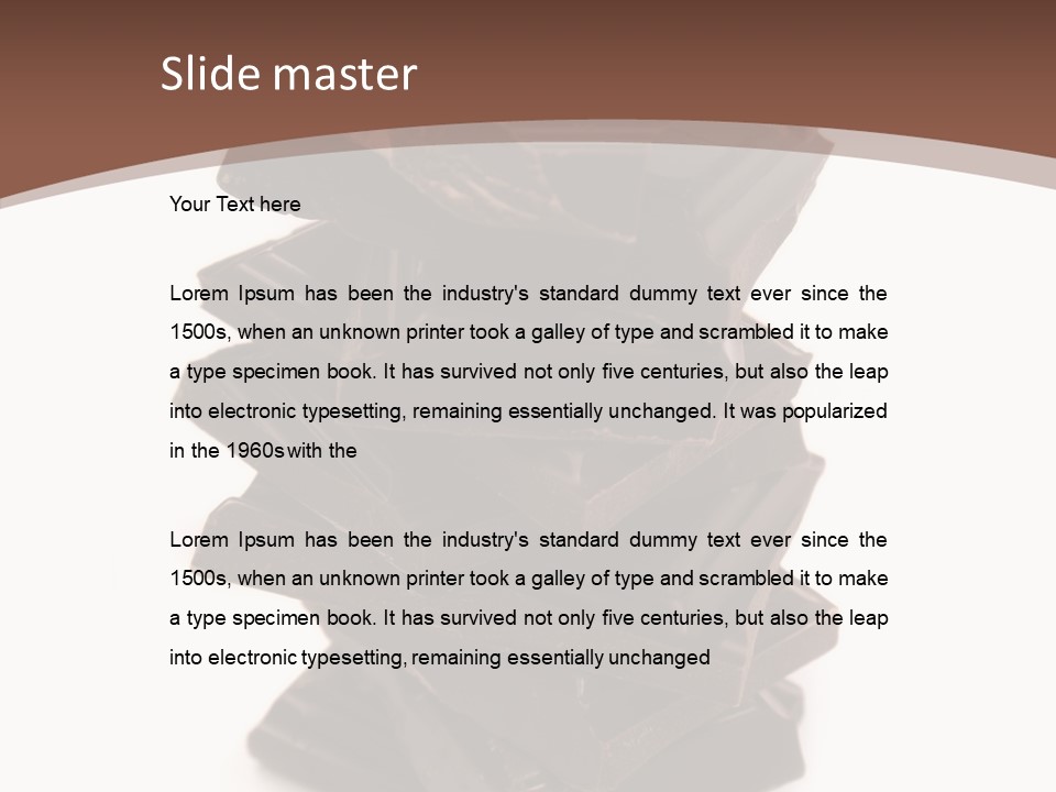 Detail Broken Delicacy PowerPoint Template