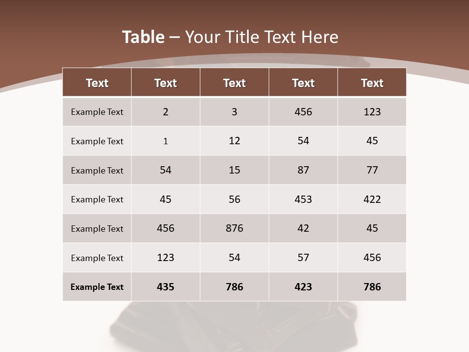 Detail Broken Delicacy PowerPoint Template