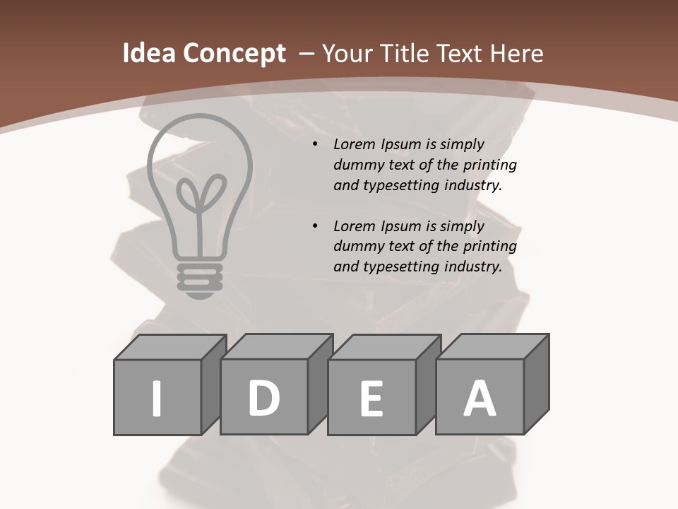 Detail Broken Delicacy PowerPoint Template