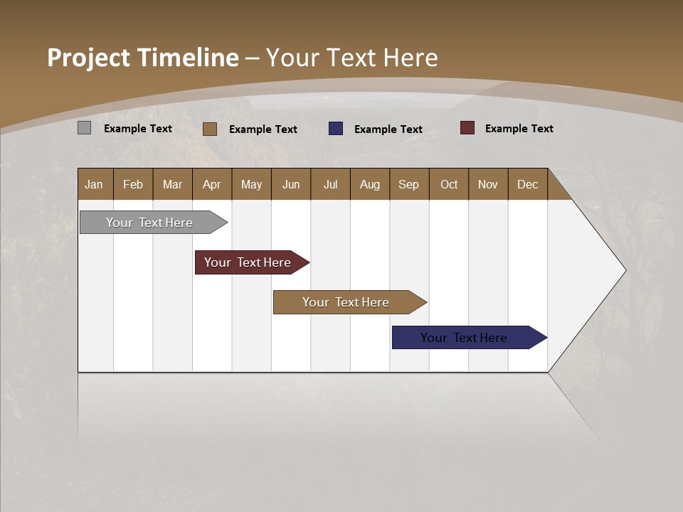 Kilauea Crater Caldera PowerPoint Template