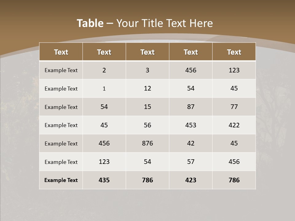 Kilauea Crater Caldera PowerPoint Template
