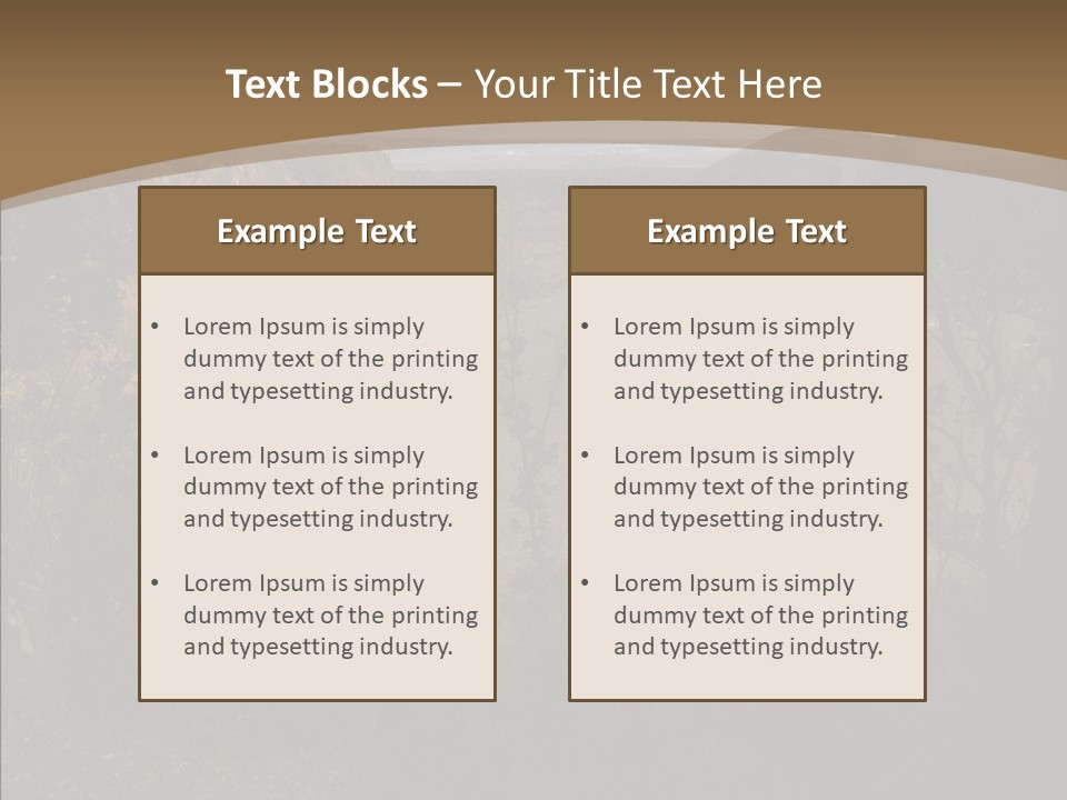 Kilauea Crater Caldera PowerPoint Template