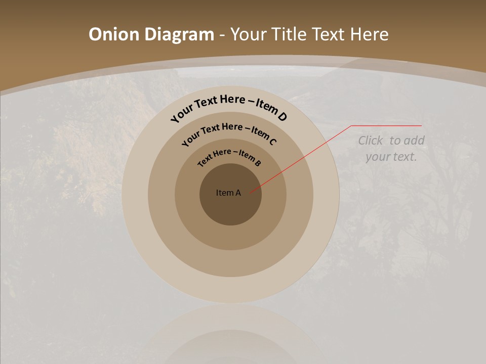 Kilauea Crater Caldera PowerPoint Template