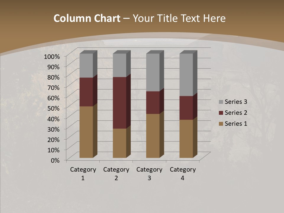 Kilauea Crater Caldera PowerPoint Template