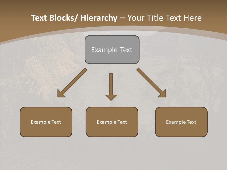 Kilauea Crater Caldera PowerPoint Template