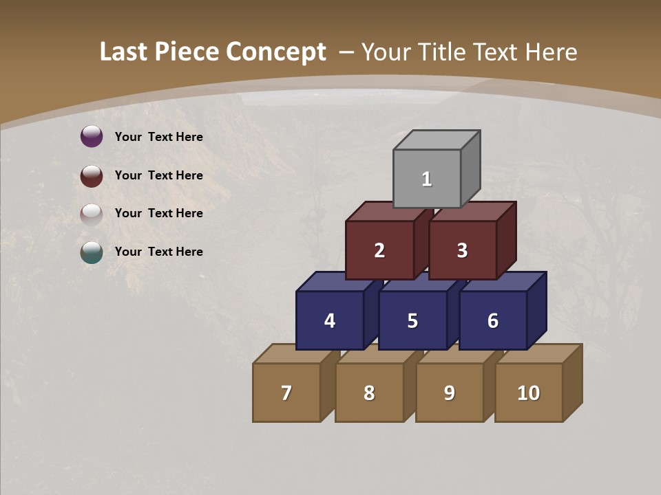 Kilauea Crater Caldera PowerPoint Template