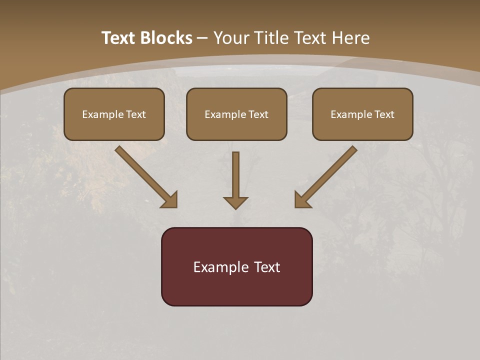 Kilauea Crater Caldera PowerPoint Template