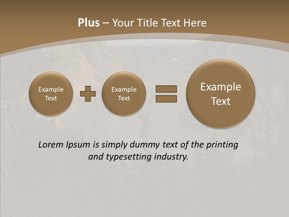 Kilauea Crater Caldera PowerPoint Template