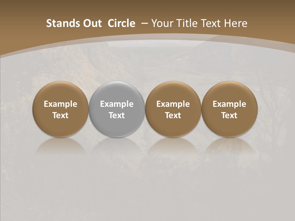 Kilauea Crater Caldera PowerPoint Template
