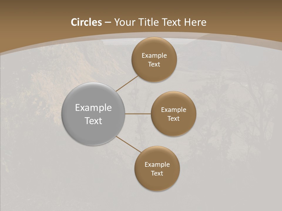 Kilauea Crater Caldera PowerPoint Template
