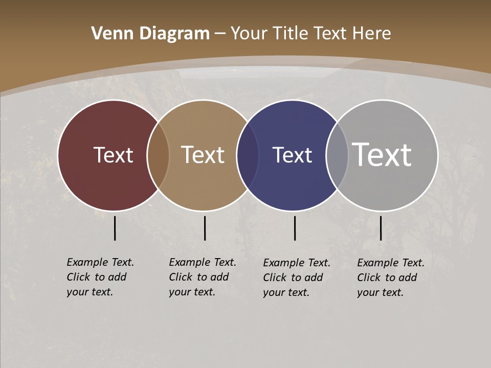 Kilauea Crater Caldera PowerPoint Template