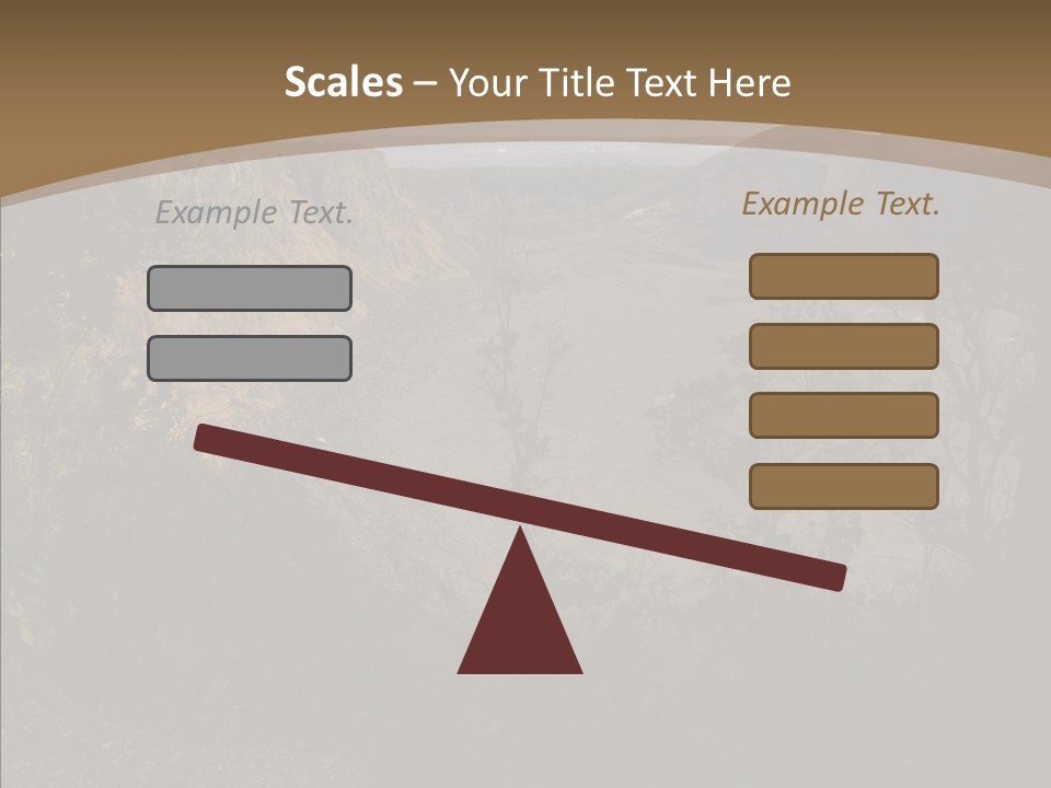 Kilauea Crater Caldera PowerPoint Template