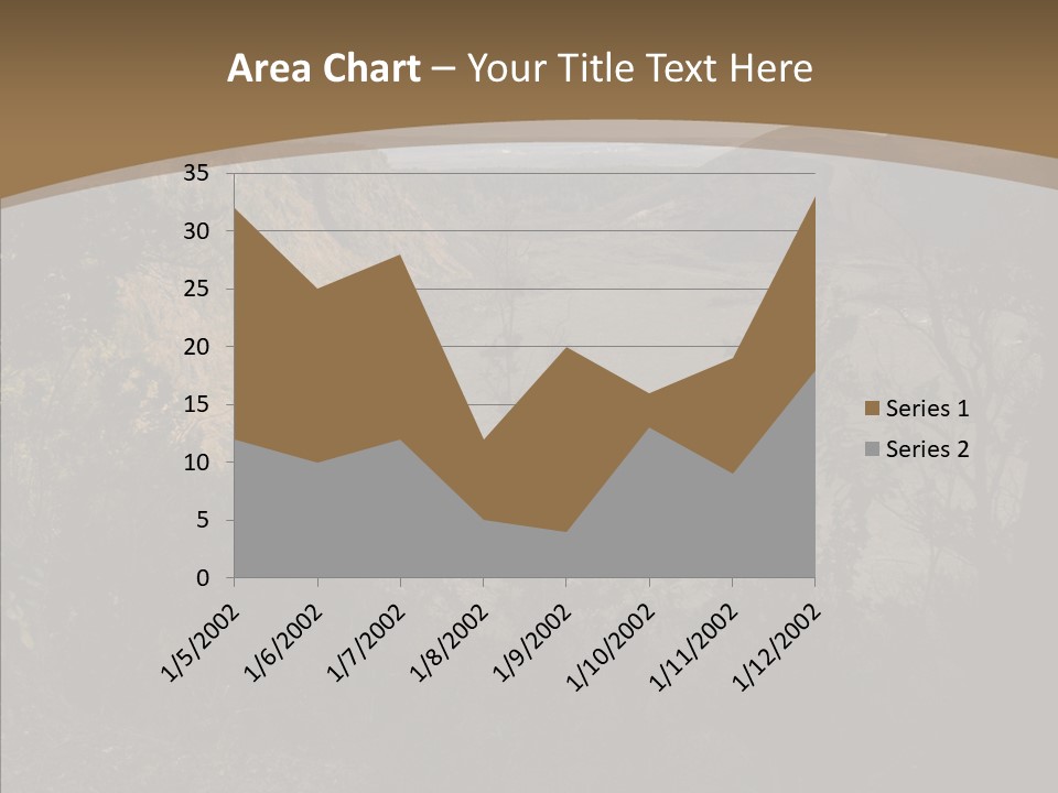 Kilauea Crater Caldera PowerPoint Template