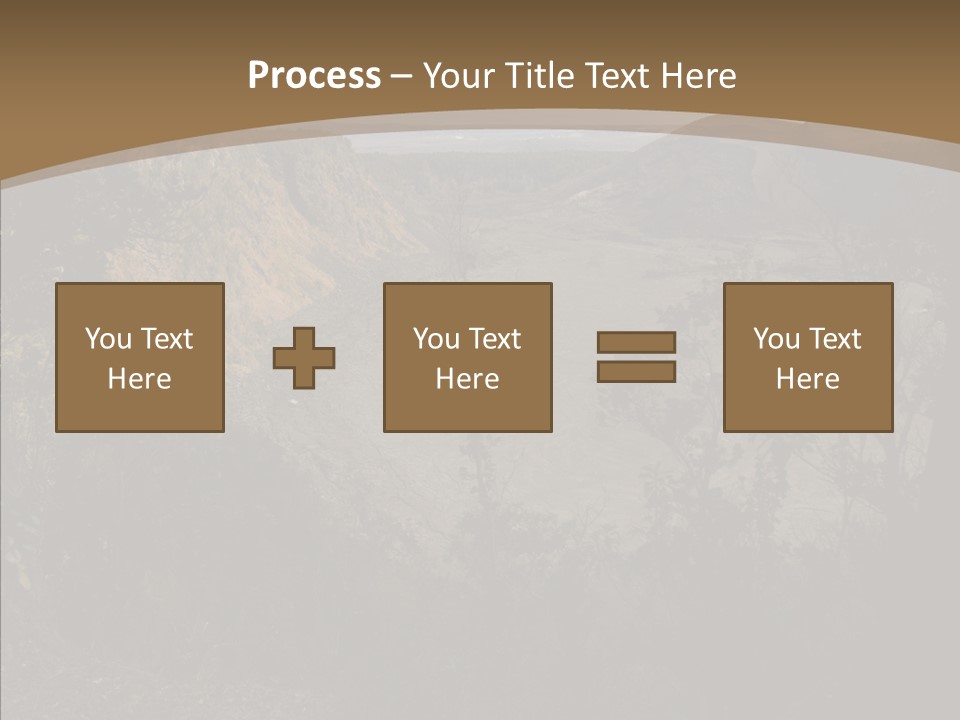 Kilauea Crater Caldera PowerPoint Template