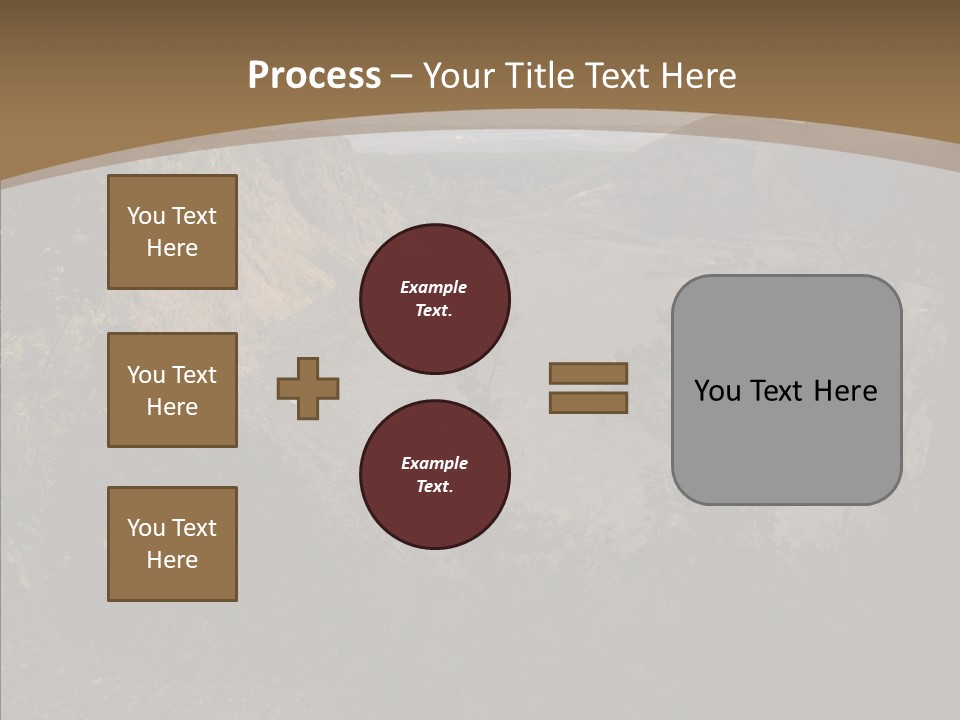 Kilauea Crater Caldera PowerPoint Template