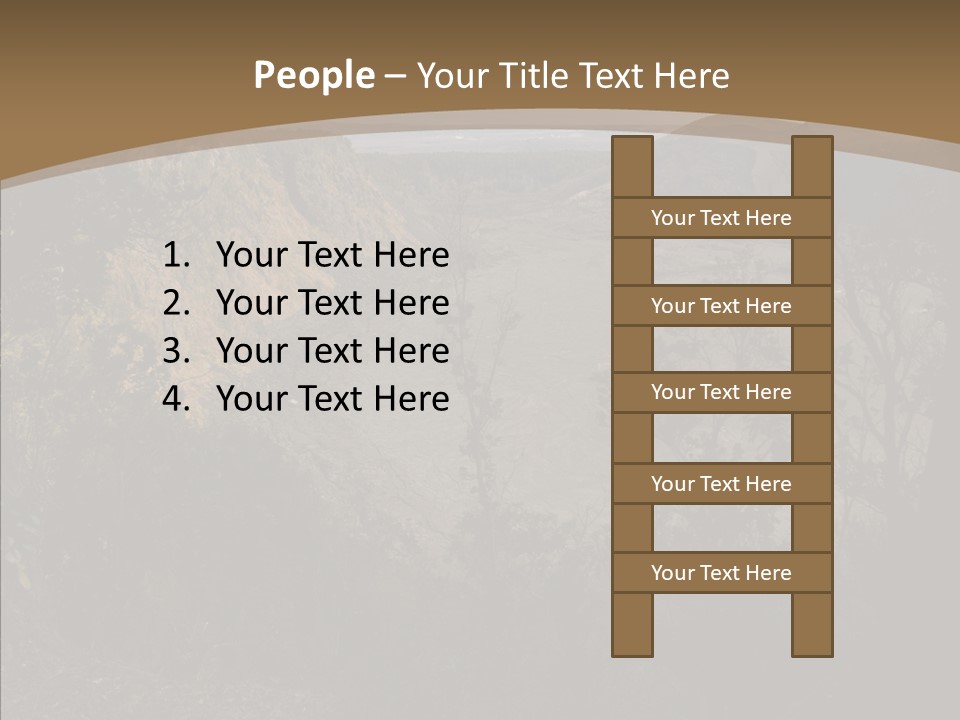 Kilauea Crater Caldera PowerPoint Template