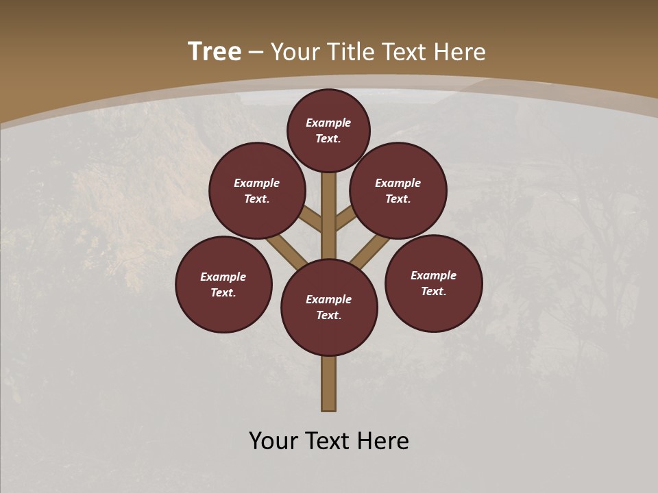 Kilauea Crater Caldera PowerPoint Template