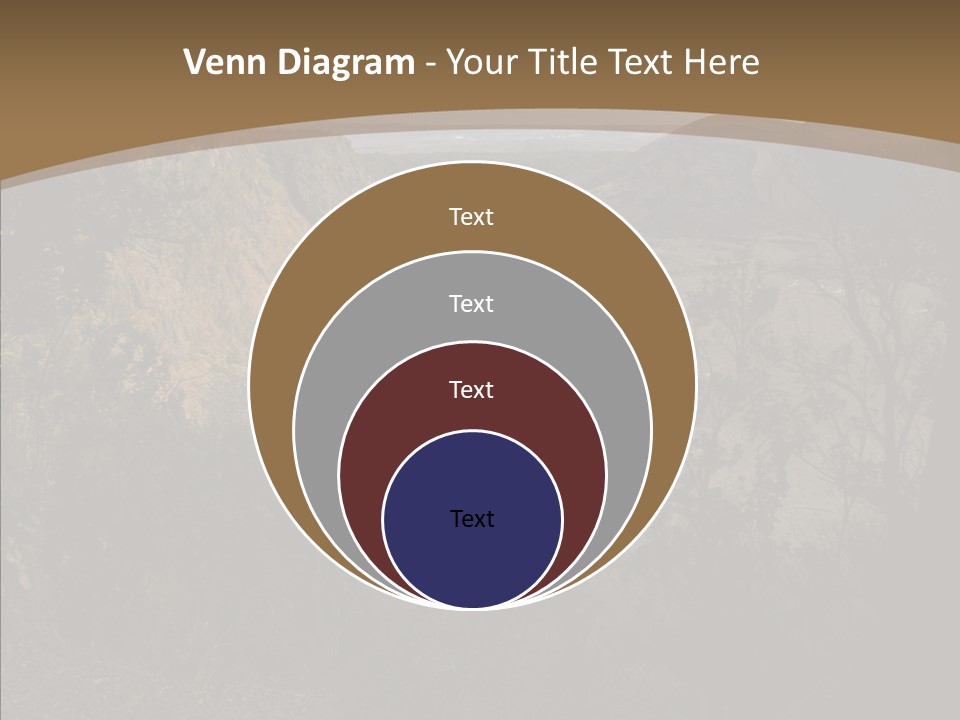 Kilauea Crater Caldera PowerPoint Template