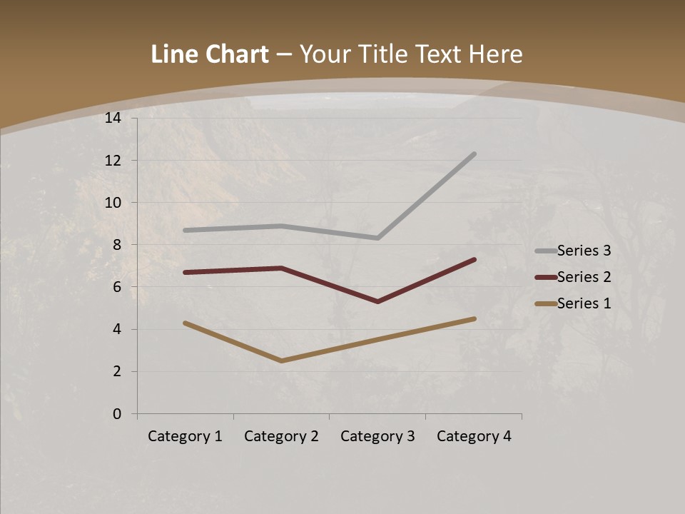 Kilauea Crater Caldera PowerPoint Template