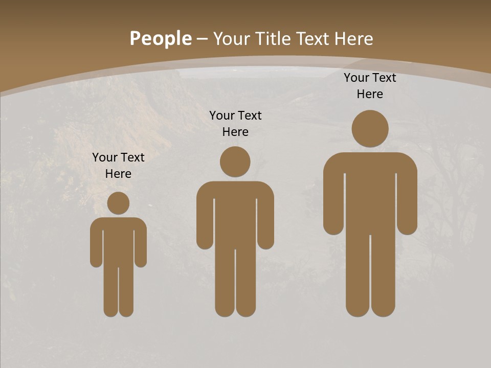 Kilauea Crater Caldera PowerPoint Template