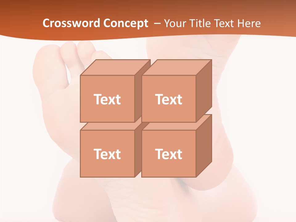 Spa Fresh Foot PowerPoint Template