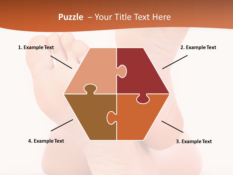 Spa Fresh Foot PowerPoint Template